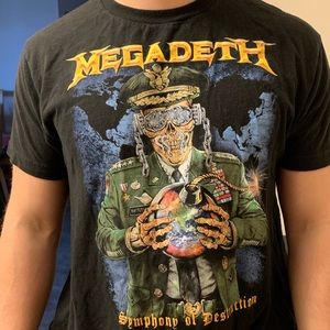 Megadeth Symphony of Destruction L Black Tultex